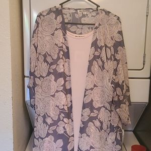 Dress with kimono